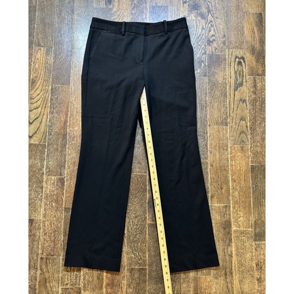 Talbots Barely Boot Dress Pants Black Women's Size 6 (W32xL30) Mid Rise Stretch - Picture 4 of 10